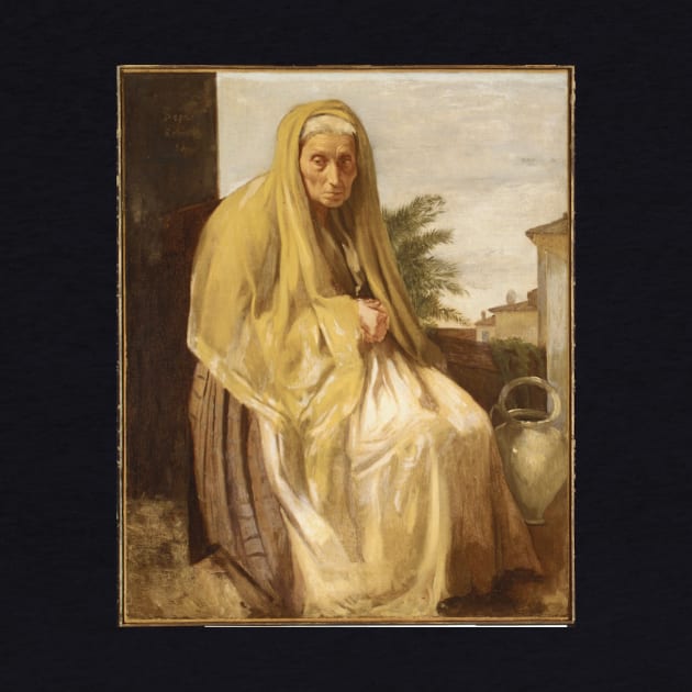 The Old Italian Woman by EdgarDegas
